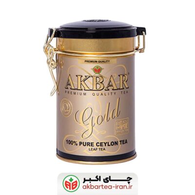 چای سیاه طلایی قوطی 100 گرمی