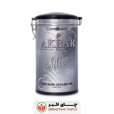 چای سیاه نقره ای قوطی 80 گرمی