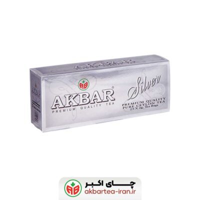 چای سیاه نقره ای کیسه ای 25 عددی