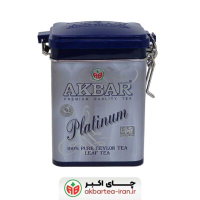 چای سیاه پلاتینی قوطی 90 گرمی