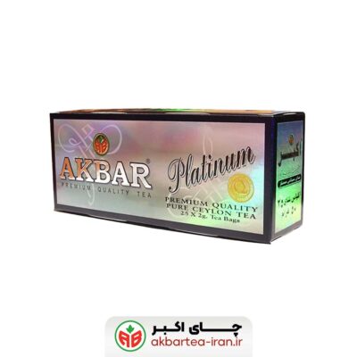 چای سیاه پلاتینی کیسه ای 25 عددی