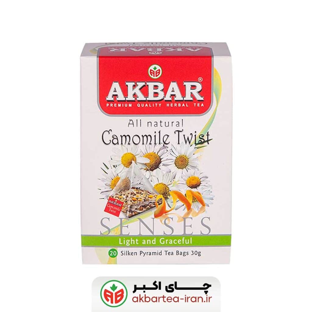 دمنوش-کیسه‌ای-20-عددی-بابونه-و-مرکبات-(برند-چای-اکبر)