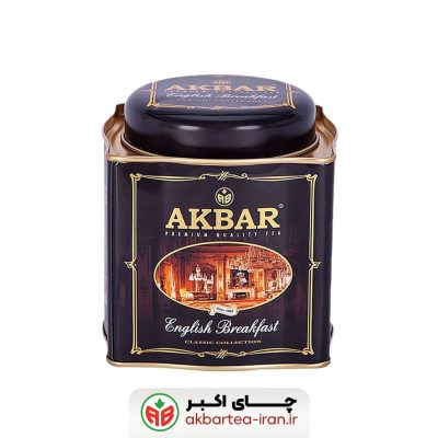 چای سیاه سنتی صبحانه انگلیسی قوطی 250 گرمی